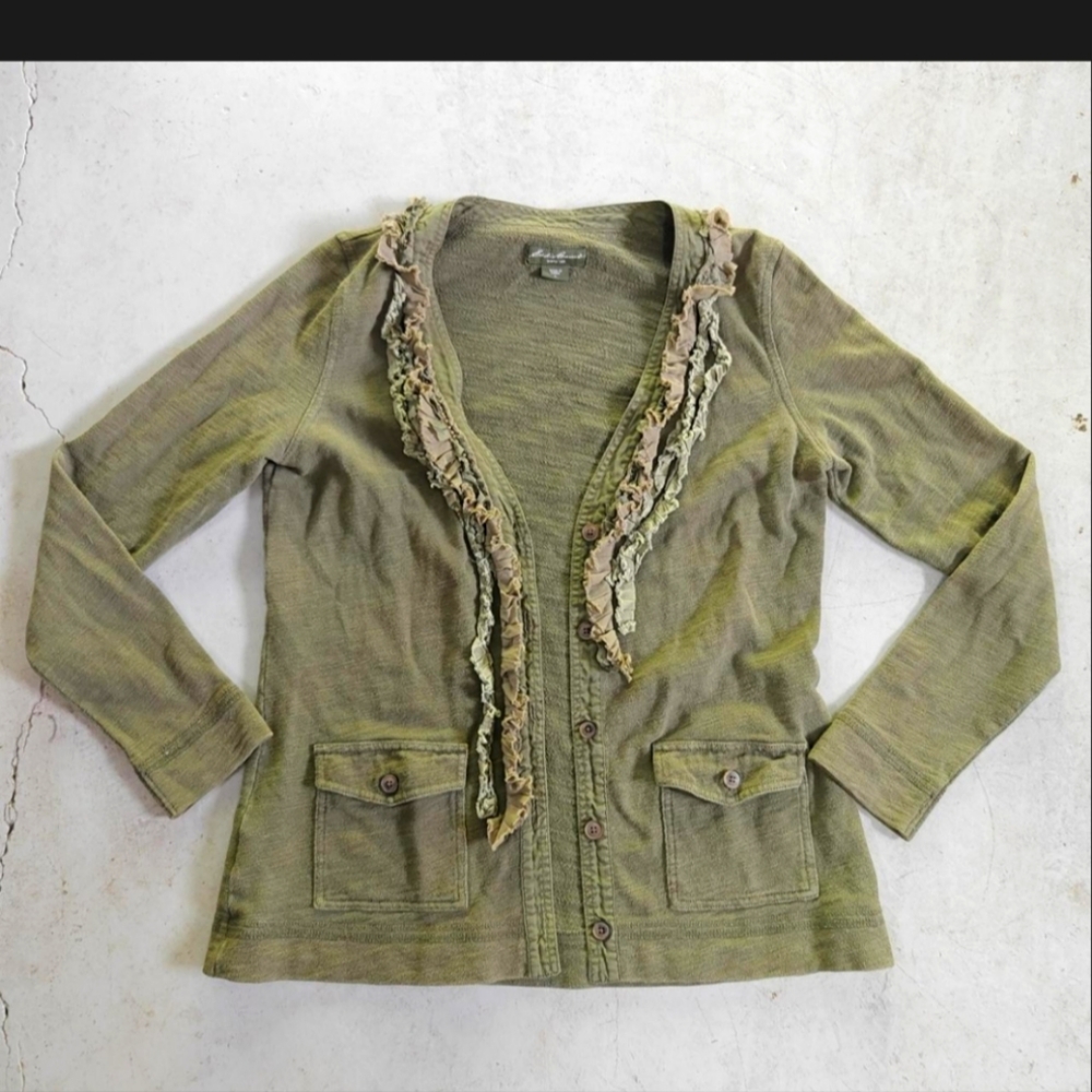 Eddie Bauer Sweat Cardigan Jacket
